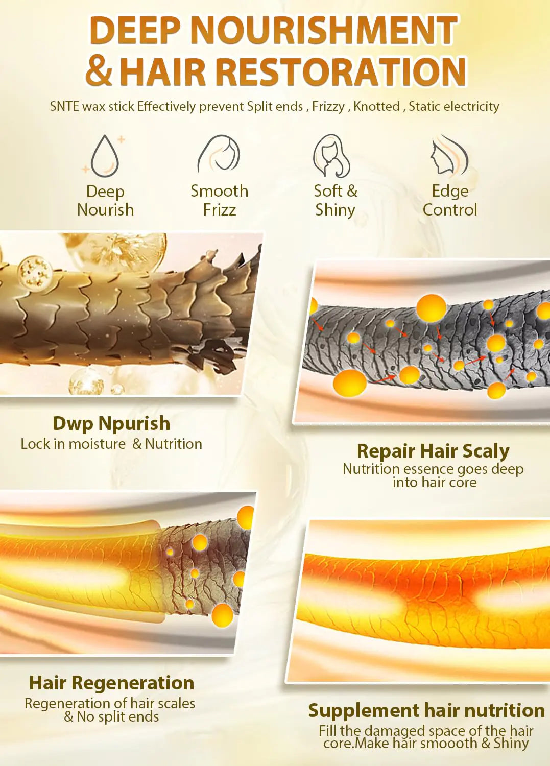 Samnyte Hair Slick Stick Samnyte Hair Slick Stick