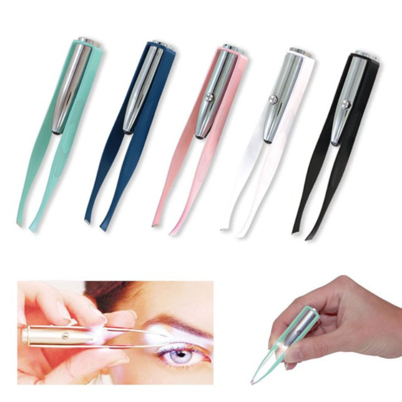 Portable LED Eyebrow Hair Tweezers Portable LED Eyebrow Hair Tweezers