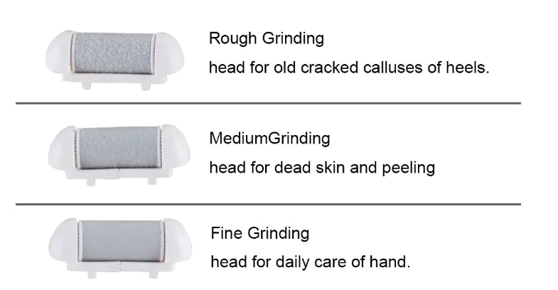 Electric Foot Callus Remover - 3 Heads Electric Foot Callus Remover - 3 Heads