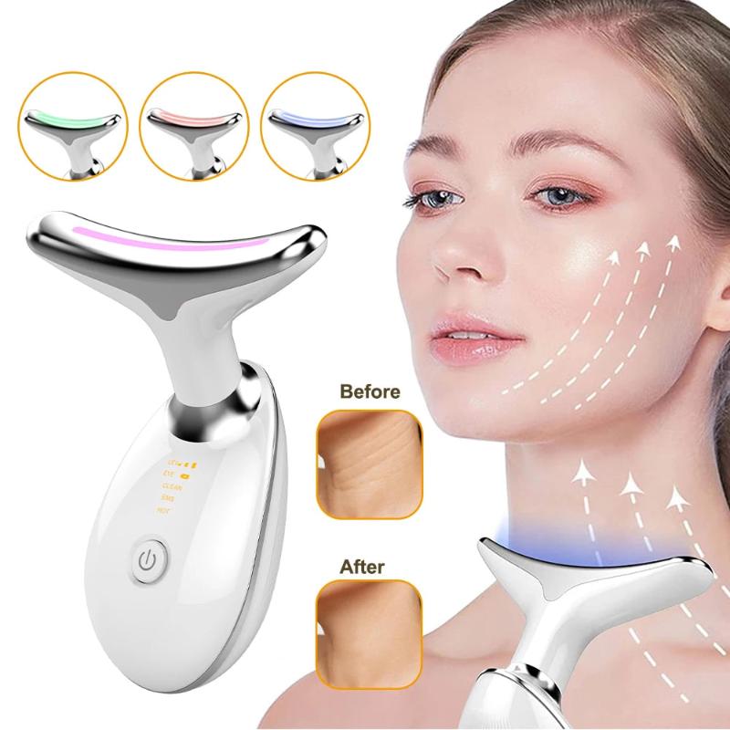 Neck Face Lifting Massager EMS Skin