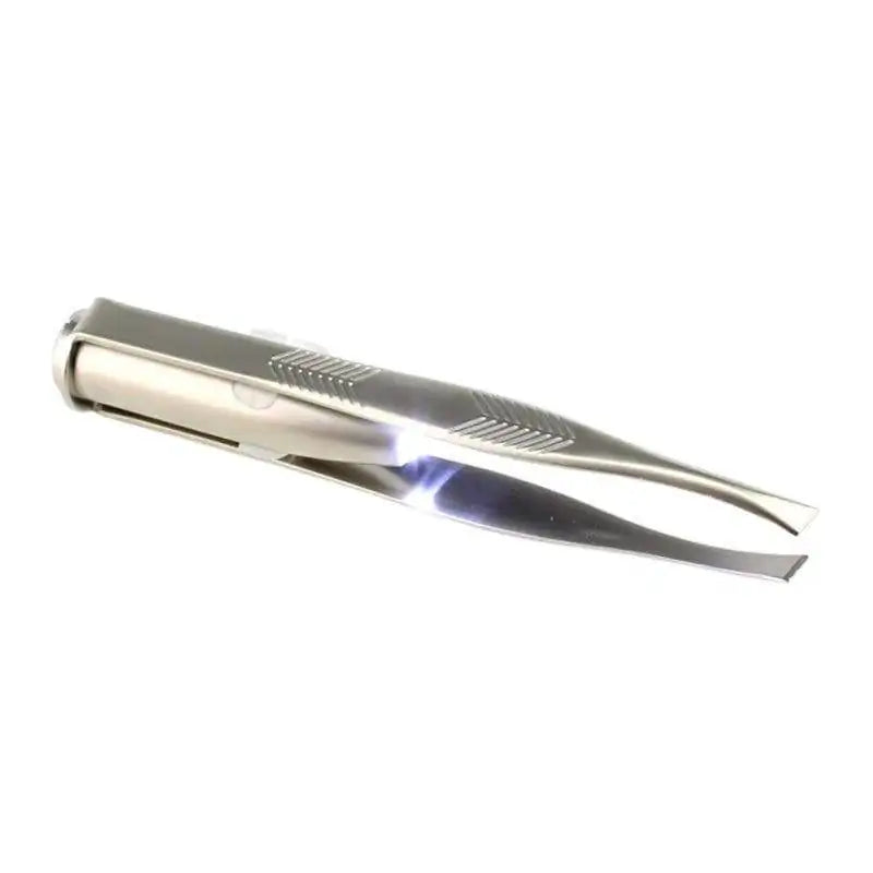 Portable LED Eyebrow Hair Tweezers